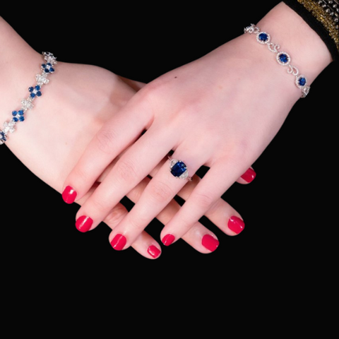 Sapphire Diamond Bracelet  CH Collection
