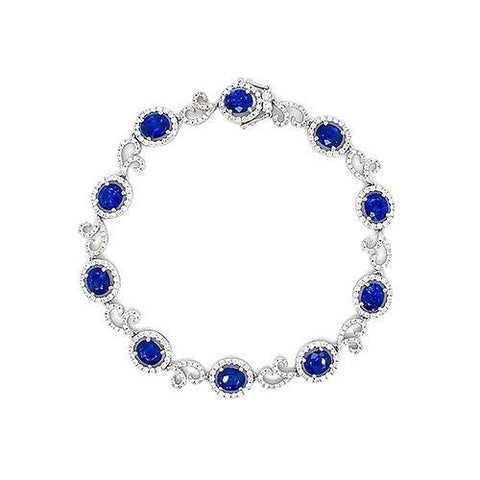 Sapphire Diamond Bracelet  CH Collection