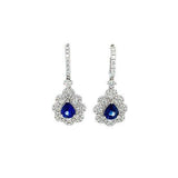 Sapphire Diamond Earrings  CH Collection