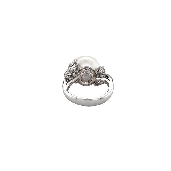 White South Sea Pearl Diamond Ring  CH Collection